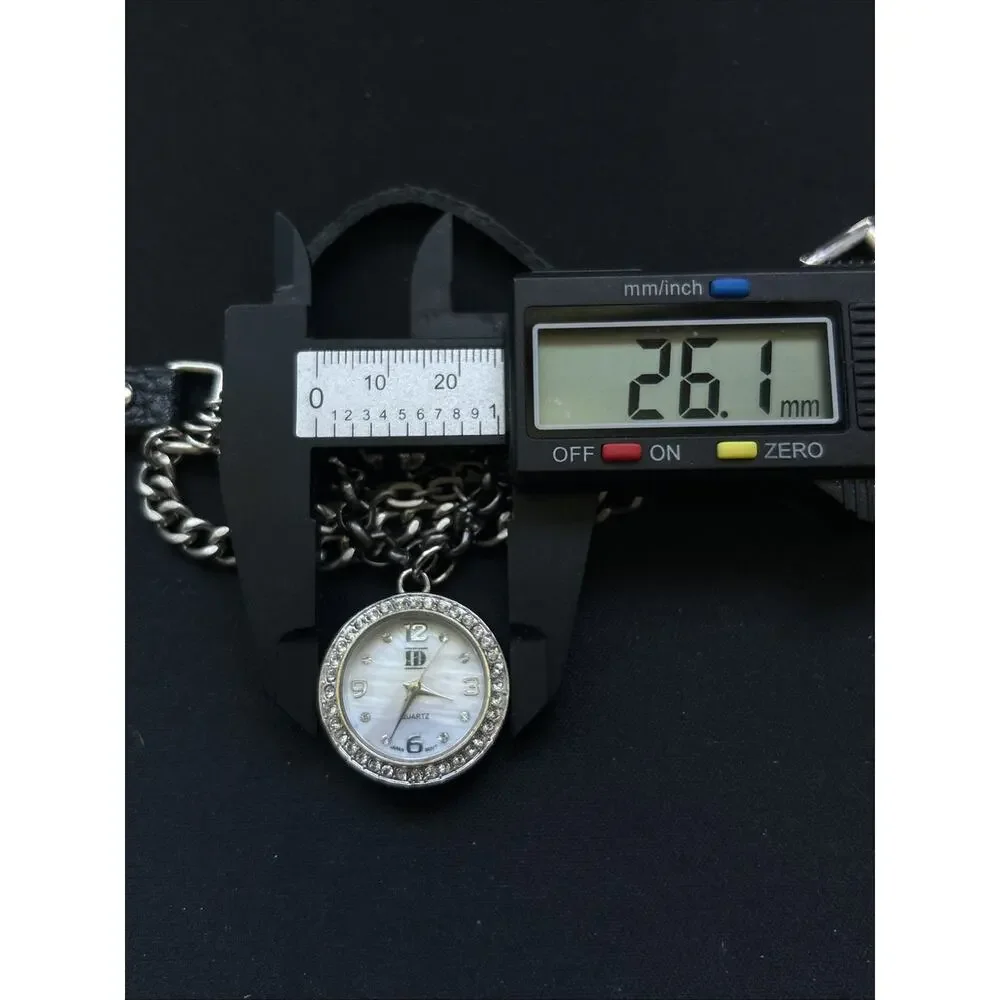 ID MOP Dial Chain Bracelet Womens Quartz Watch